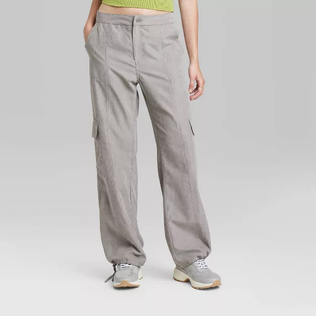 Women's Low-Rise Straight Leg Cargo Pants - Wild Fable™ | Target