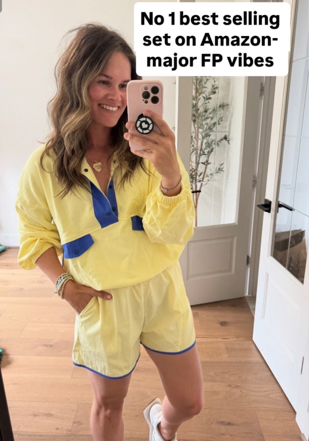 Amazon matching set with major Free People vibes 🤎 Soft, relaxed, and effortless. An affordable matching set that’s perfect for everyday outfits, travel days, lounging, or casual mom life while still looking put together.

#LTKootd #LTKmomlife #LTKgrwm
