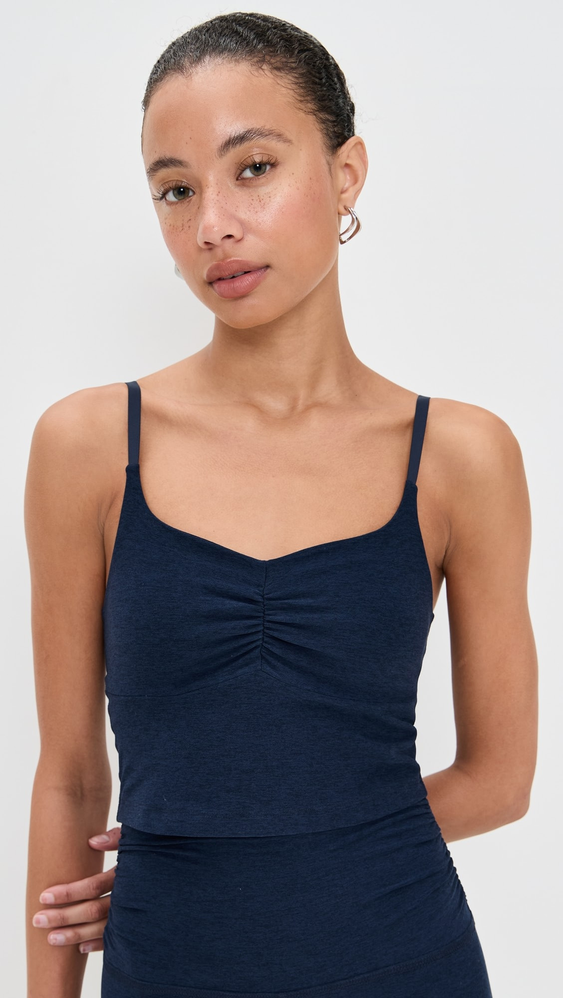 Spacedye Raise The Barre Shirred Cropped Tank | Shopbop