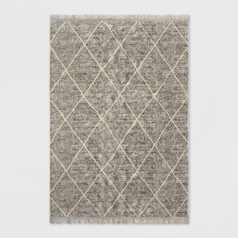 Desert Hatch Outdoor Rug Gray - Opalhouse™ | Target