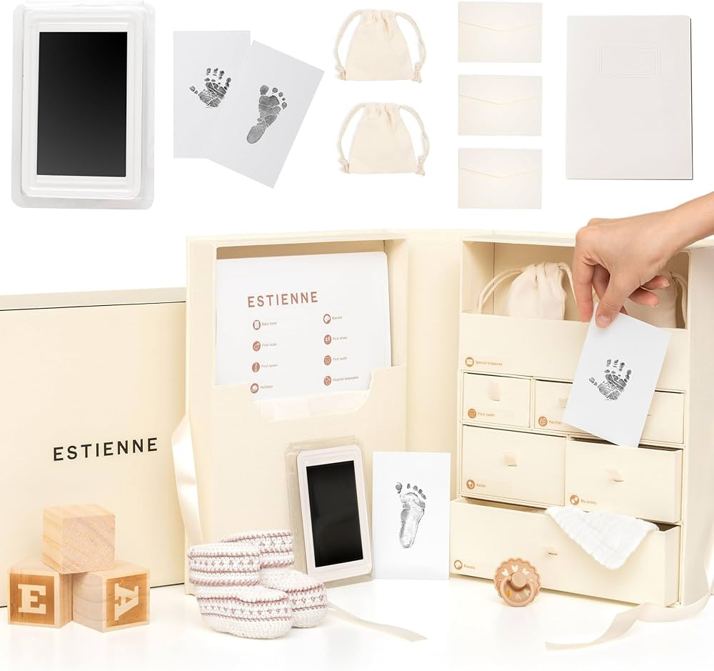 Baby Keepsake Box for Baby Girl Keepsake Box Baby Boy Keepsake Box for Baby Boy, Memory Box for K... | Amazon (US)