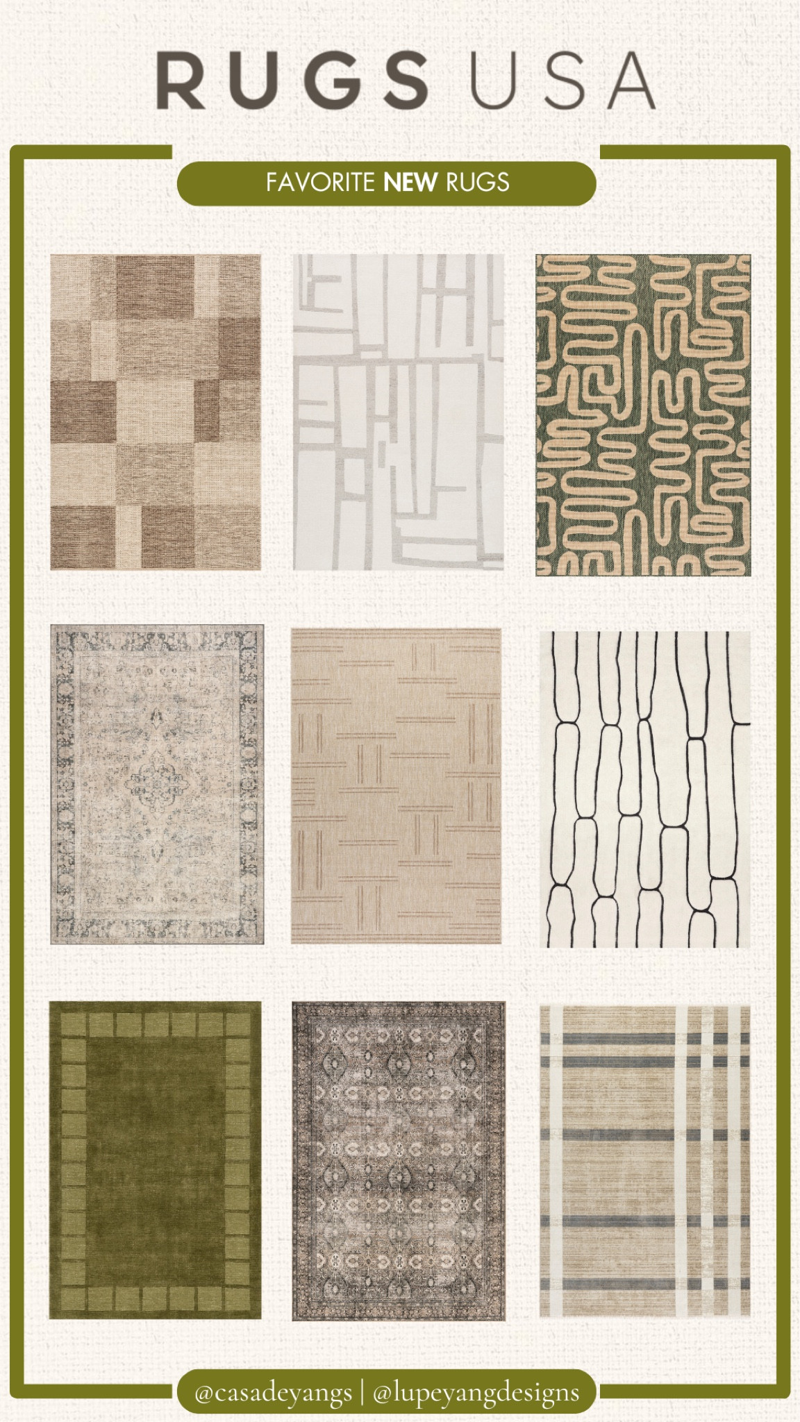NEW | NEW RUGS | NEW AREA RUGS | NEW AT RUGS USA | RUGS USA | HOME FINDS | WASHABLE | MACHINE WASHABLE | WASHABLE AREA RUG
