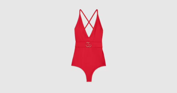 Sparkling stretch jersey swimsuit | Gucci (US)