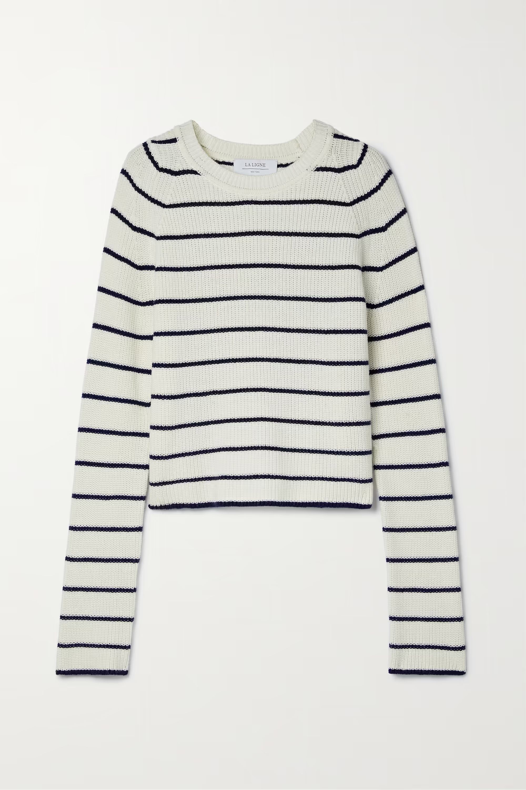 Ribbed cotton-blend sweater | NET-A-PORTER (UK & EU)