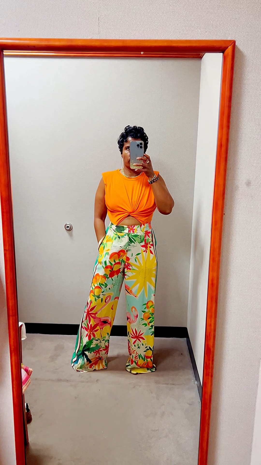 Shirt size down for a more fitted look
Pants TTS


#LTKStyleTip