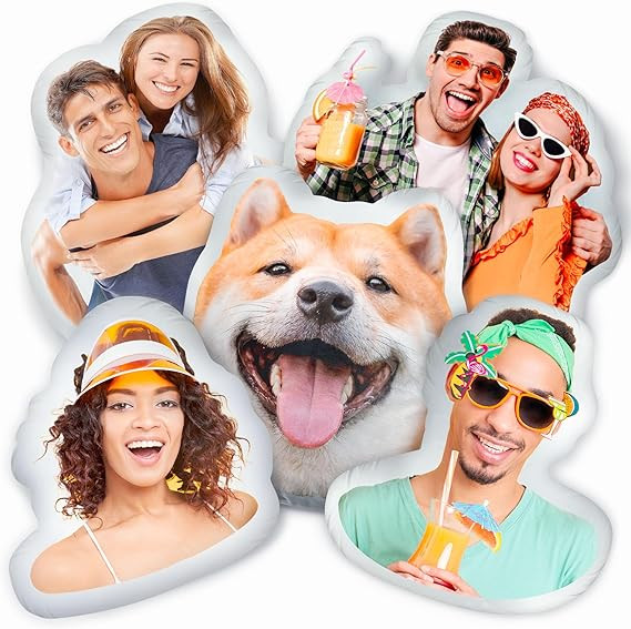 Easycosy Custom Photo Pillow Funny Gifts, Personalized Pet Pillow Shaped Looks Like Your Dog Cat ... | Amazon (US)
