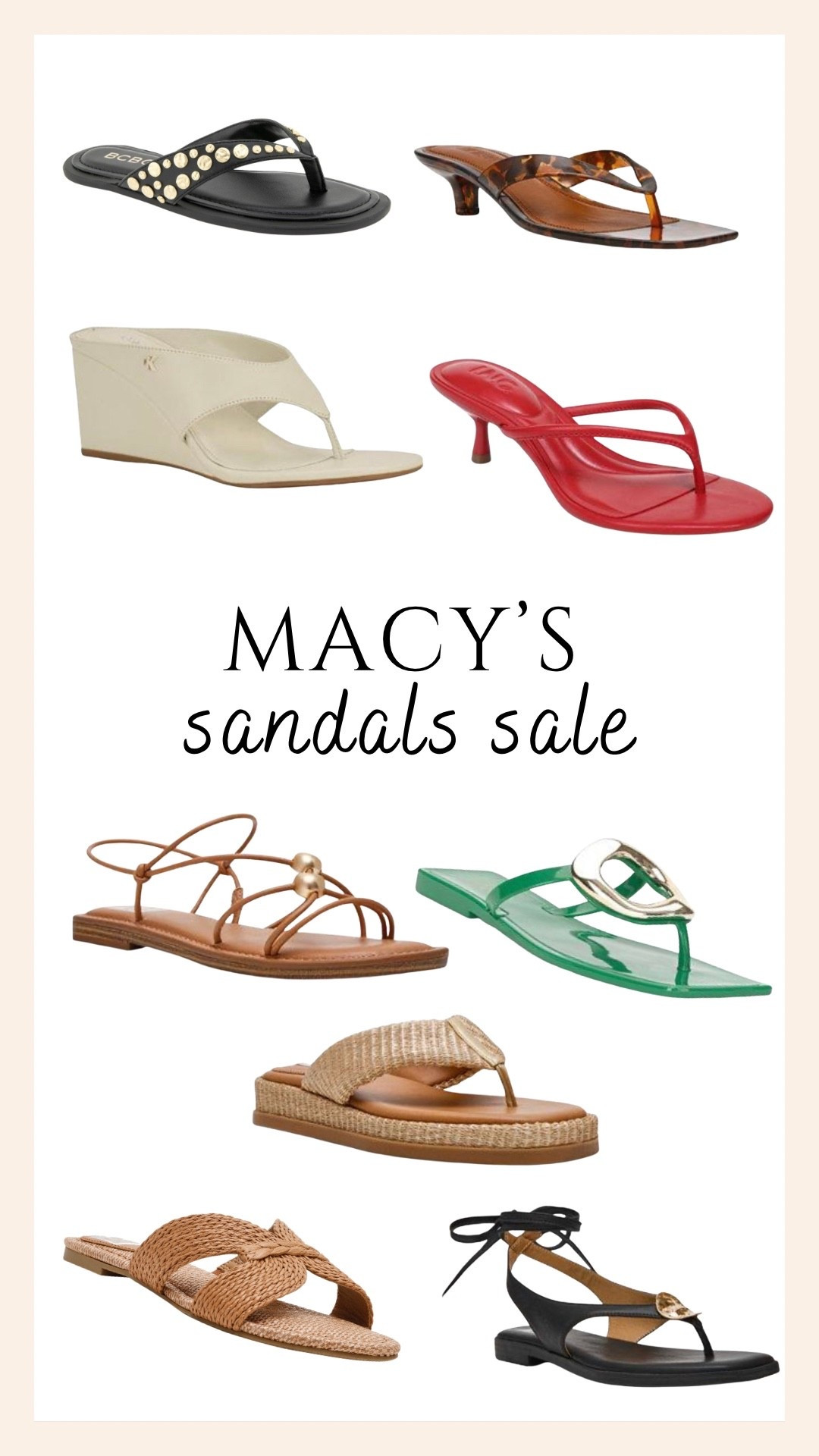 Macy’s sandals sale!

#LTKootd #LTKSeasonal