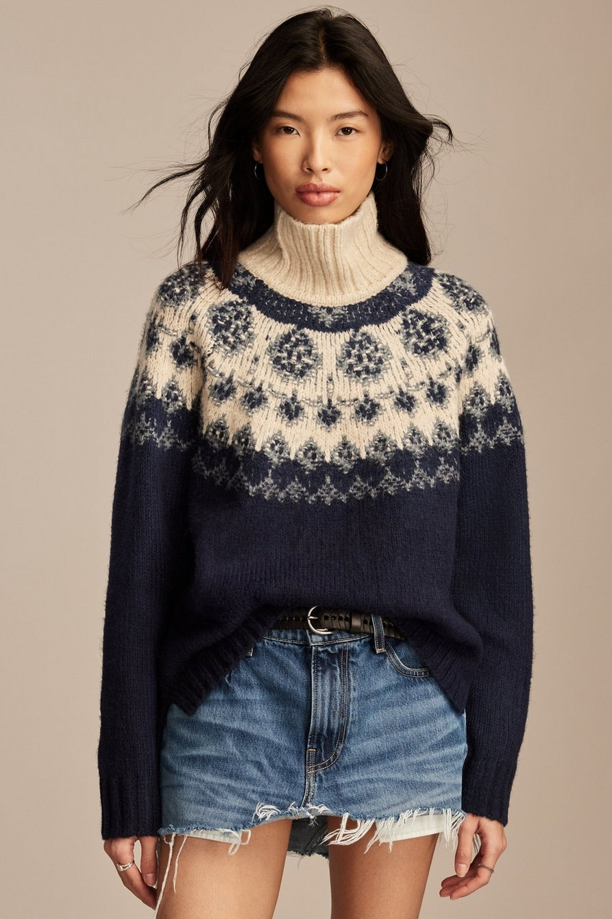 FAIRISLE TURTLENECK SWEATER | Lucky Brand