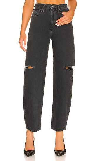 AGOLDE Sanna High Rise Curve Taper in Black. - size 31 (also in 32) | Revolve Clothing (Global)