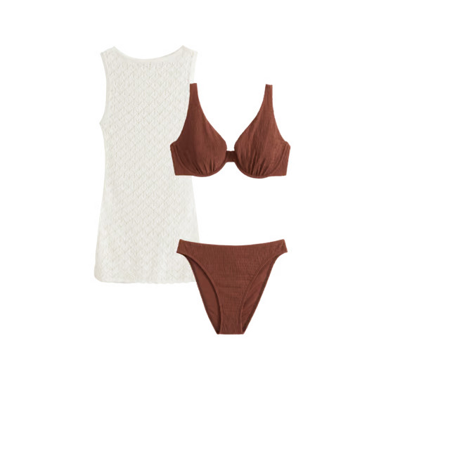 Women's Mid-Rise High-Leg Moderate Bottom | Women's Swimwear | Abercrombie.com | Abercrombie & Fitch (US)