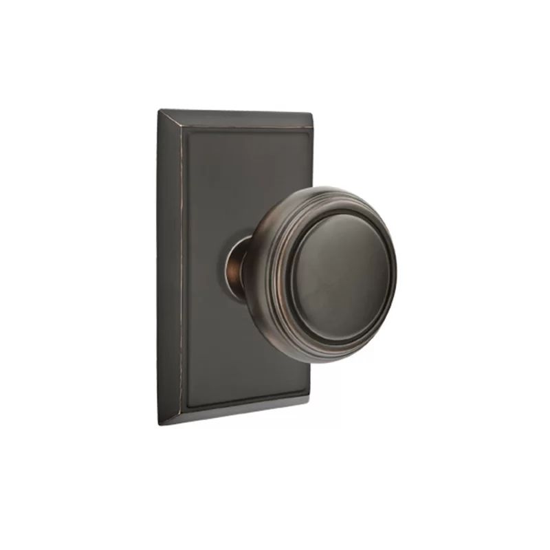 Double Dummy Norwich Knob with Rectangular Rose | Wayfair North America