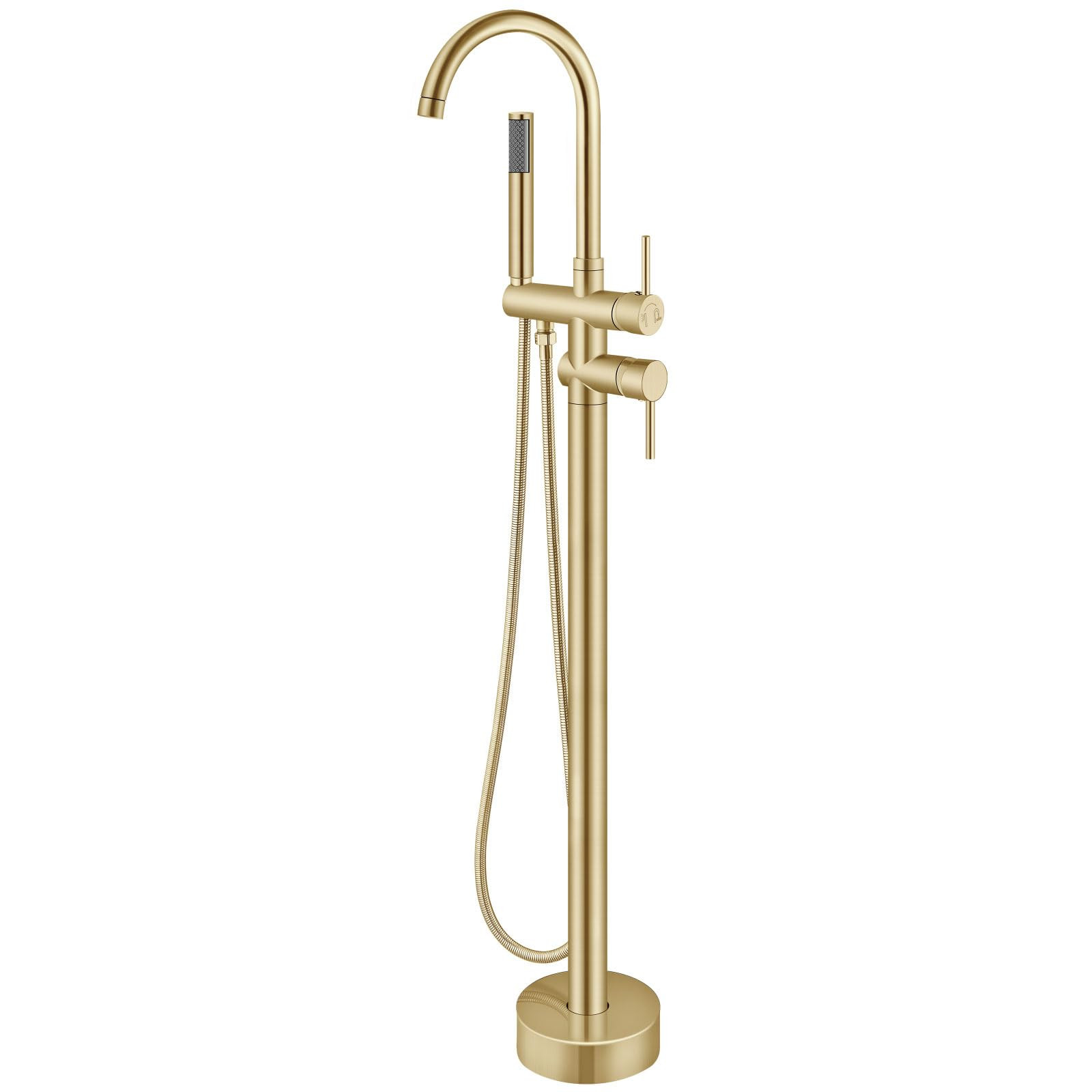 Aolemi Floor Mount Bathtub Faucet Freestanding Tub Filler Standing High Flow Shower Faucets Showe... | Amazon (US)