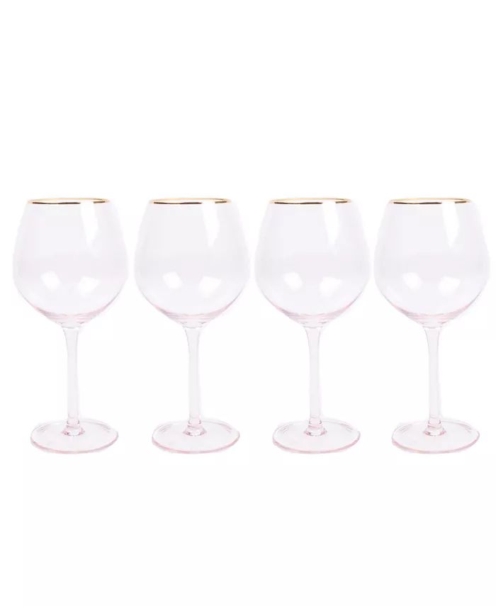 8 Oak Lane Wine Goblets, Set of 4 - Macy's | Macy's