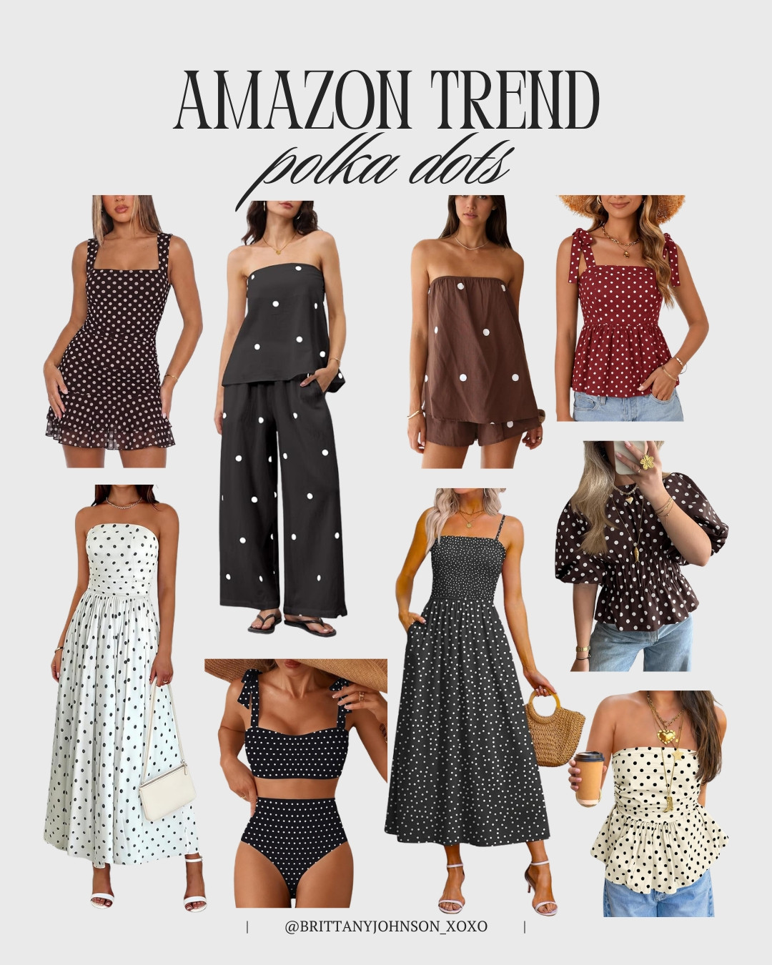 Polka dots are having a major moment right now! 🤎 These Amazon finds are perfect for summer and easy to wear into fall! 

 #LTKootd #LTKSeasonal #LTKSaleAlert