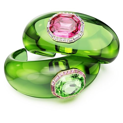 Swarovski Dulcis set, Octagon cut, Pavé, Multicolored, Gold-tone finish | Amazon (US)