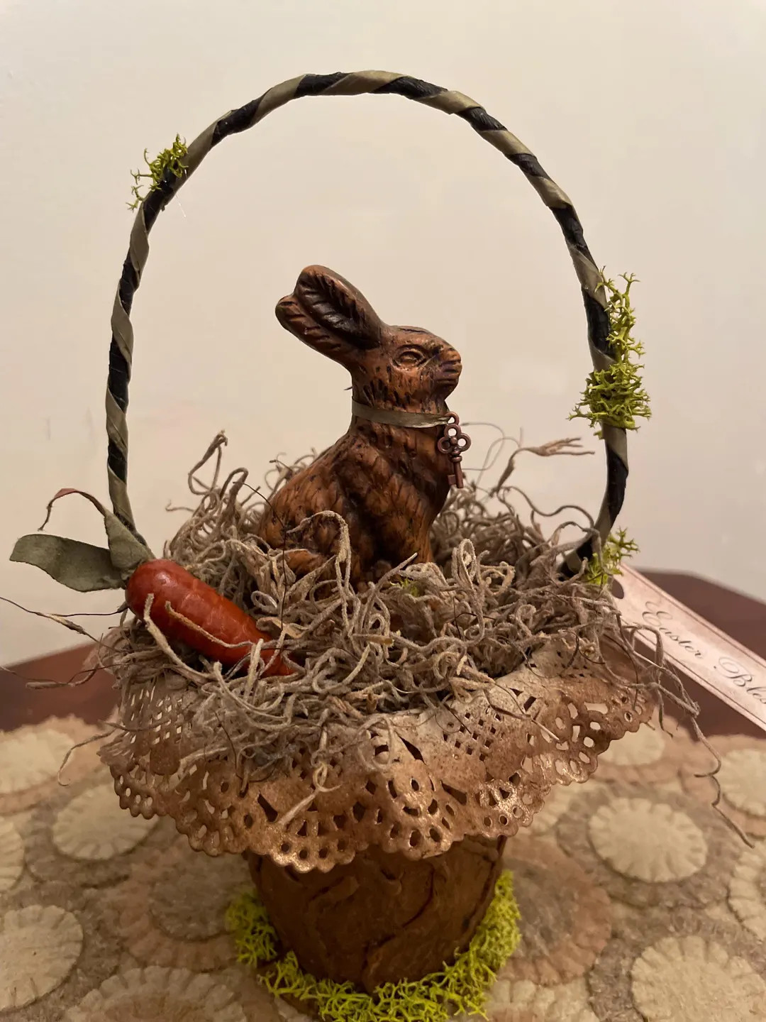 Decorative Vintage Style Small Hand-made Easter/spring Basket - Etsy | Etsy (US)