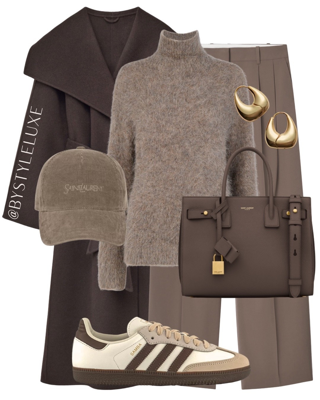 A staple brown coat styled with these back in stock tailored trousers and Adidas Samba 

#trainers #coat #autumnoutfit

#LTKshoes #LTKwinter #LTKautumn