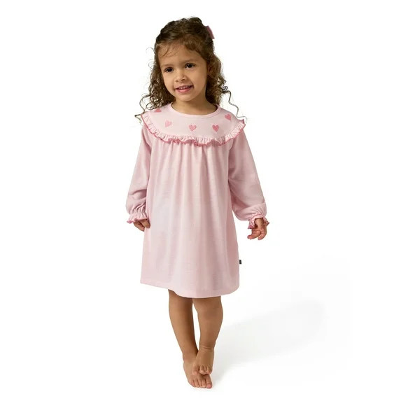 Modern Moments by Gerber Toddler Girl Valentine's Day Nightgown, Sizes 12M-5T | Walmart (US)