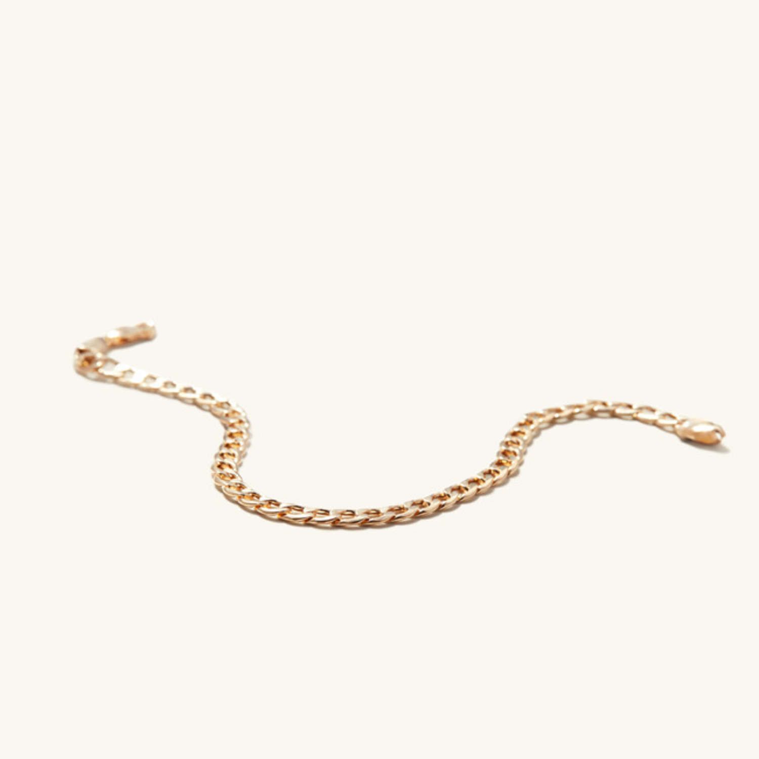 Flat Curb Chain Bracelet | Mejuri (Global)