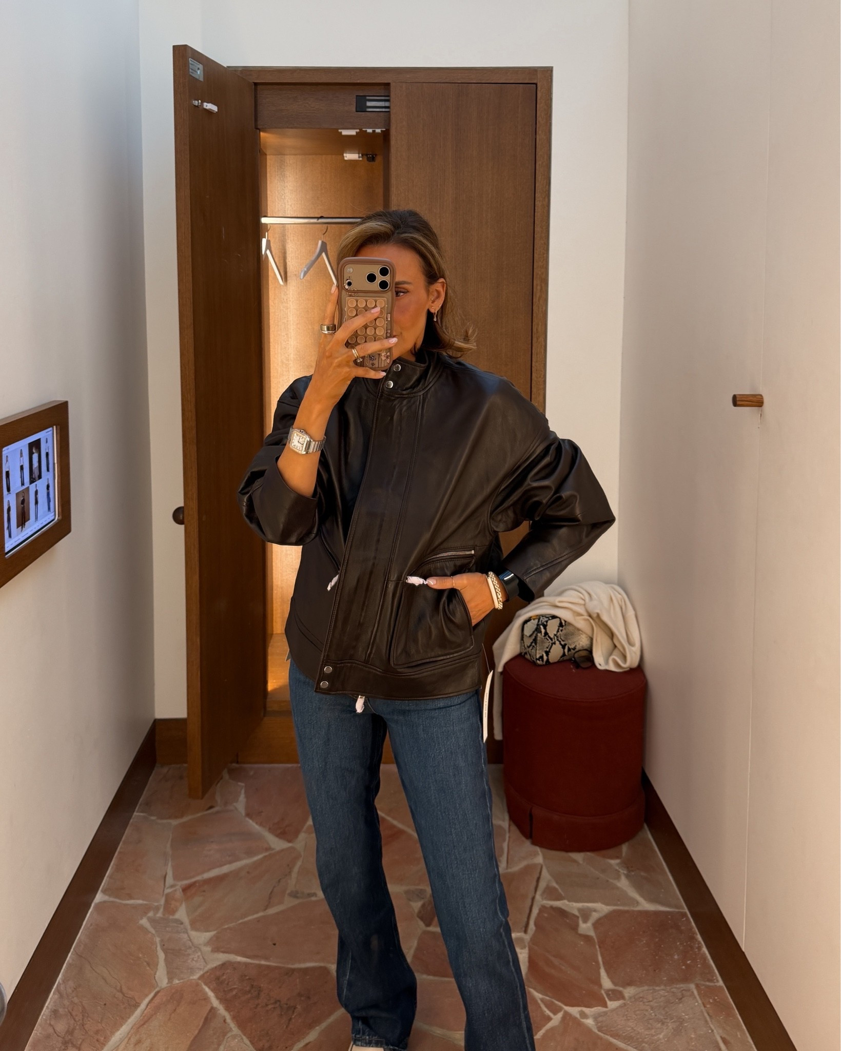 The perfect oversized leather jacket xs 
Fully stocked!

#LTKootd
