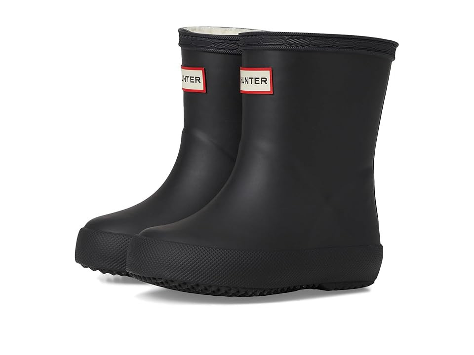 Hunter Kids First Insulatd Boots (Toddler/Little Kid) Kids Shoes Black : 11 Little Kid M, Synthetic | Zappos