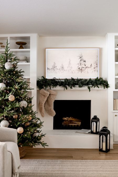Christmas mantel decor! 

Mantle. Mantel. Christmas decor. Holiday decor. Interior design. Home decor  

#LTKHoliday #LTKSeasonal #LTKhome