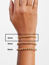 Initial Pisa Bracelet - Gold Twist | BaubleBar (US)