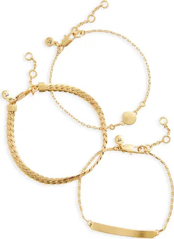 3-Pack Chain Bracelet Set | Nordstrom