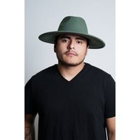 Wide Brim Forrest Green Fedora | Etsy (US)