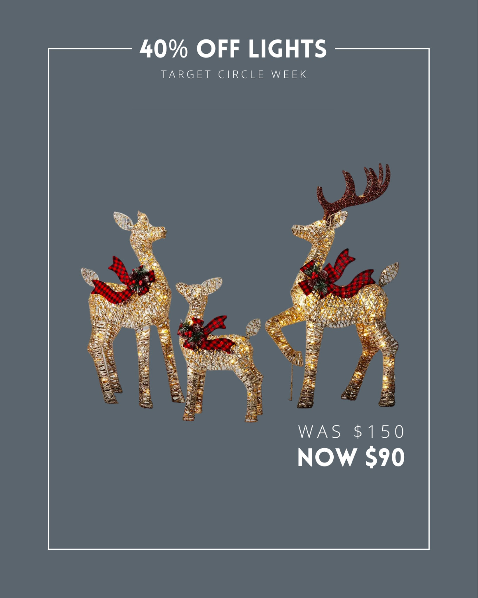 Target circle week getting us into the holiday spirit! 50% off Christmas trees, 40% off Christmas lights! 

#LTKhome #LTKSeasonal #LTKHoliday