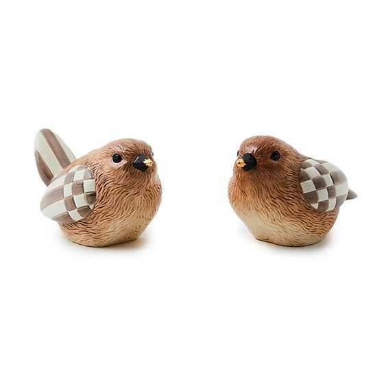 Autumnology Ceramic Bird Bud Vases, Set of 2 | MacKenzie-Childs