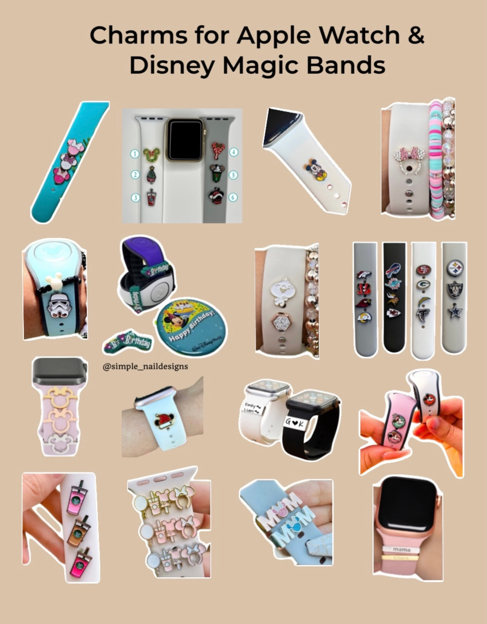 Charms For Apple Watch Bands & Disney Magic Bands | Etsy Finds 

*Heart this post and be notified of price drops | then shop from your Favorites*

#applewatch #watchcharms #disneymagicbands #applewatchcharms #magicbandcharms #applewatchbands #disney #giftguide #gifts #kidgifts #christmas #holidays #teengifts #kidsgiftideas #giftguide #etsy #etsyfinds
#teen #kids

#LTKbeauty #LTKGiftGuide #LTKstyletip