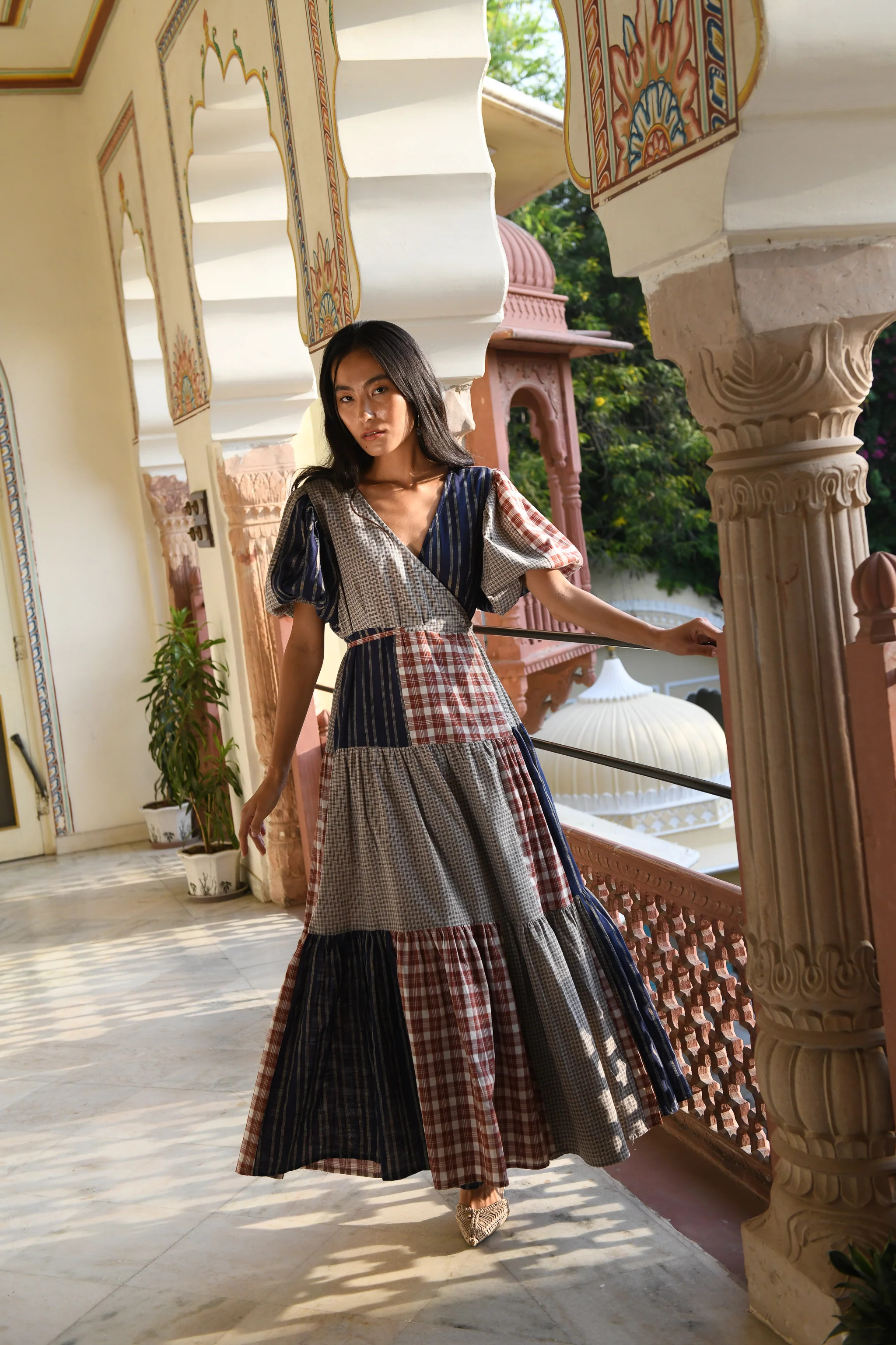 Poet Patchwork Dress | Daughters of India