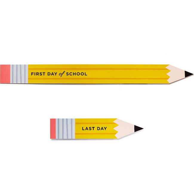 Oversized First (and Last!) Day of School Pencils | Maisonette