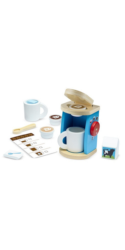 Melissa & Doug Wooden Brew & Serve Coffee Set | Well.ca