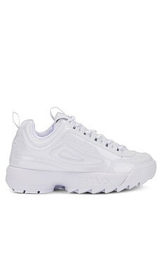 Fila Disruptor Ii Shine Metallic Sneaker in White from Revolve.com | Revolve Clothing (Global)