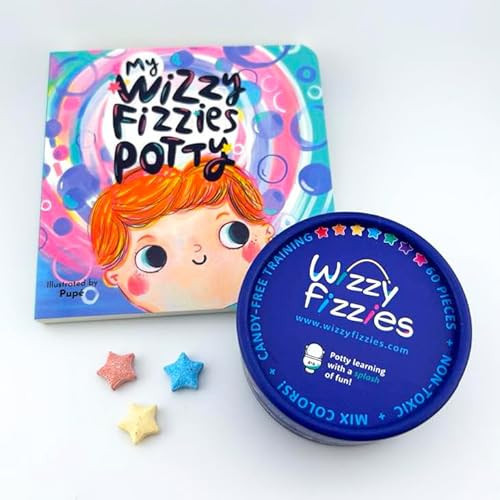 Wizzy Fizzies Potty Training Rewards Kit, Toilet Fizzies & Book, Non-Food, STEM-Based Method, Imagination Play, 60 Colorful Fizzies, Non-Toxic, Girls & Boys, Fun Things for Kids & Parents | Amazon (US)