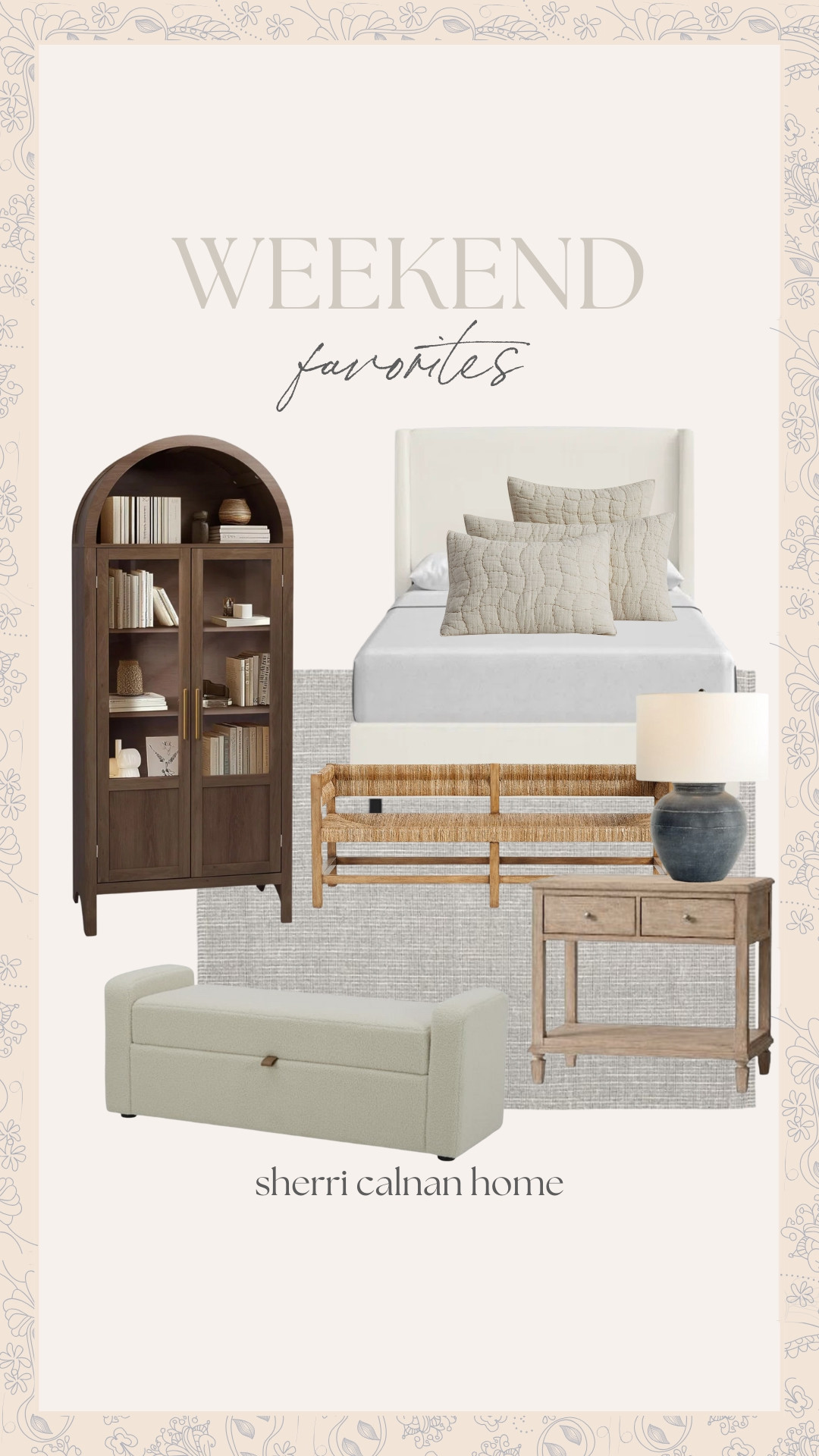 Weekend Favorites

coastal home, beige square bed, wayfair bed, dark wood bookcase, beige bench with storage, light wood nightstand, woven bench, blue lamp, sherri calnan home 

 

#LTKSummerEdit #LTKHome #LTKStyleTip