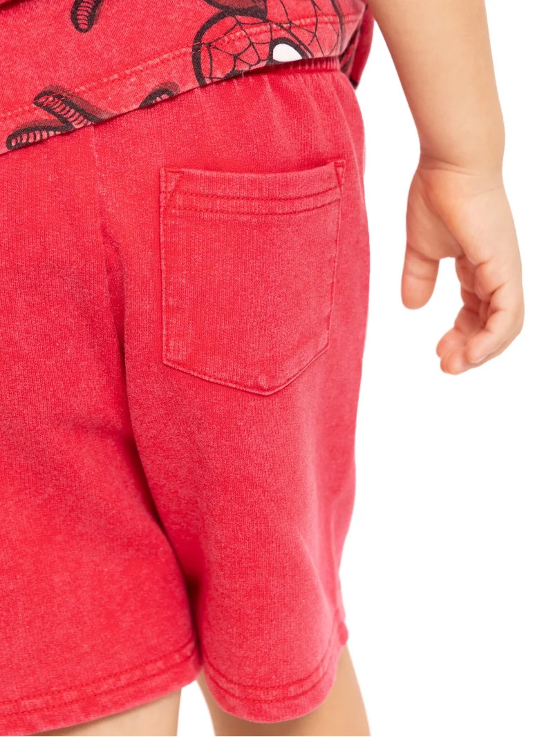 Spider-Man Toddler Boys' Short Sleeve Graphic Tee and Shorts Set, 2 Piece, Sizes 12M-5T | Walmart (US)