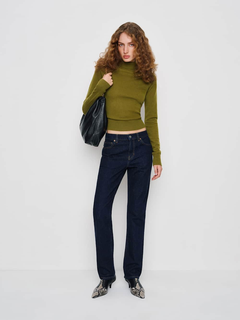 Jett Cashmere Turtleneck | Reformation (Global)