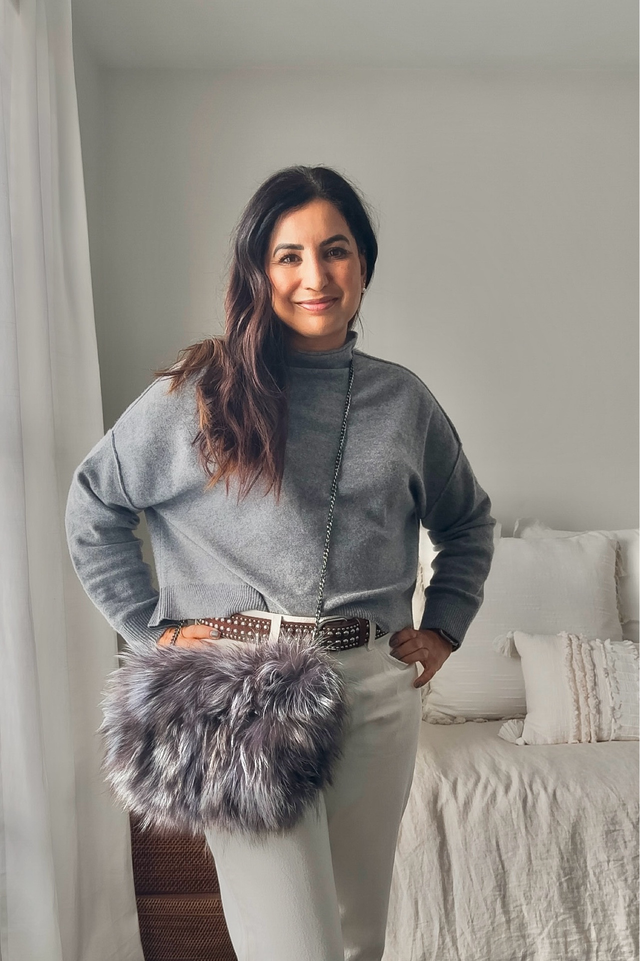 Wearing my winter neutrals all together 🤎🤍🩶

Jeans—sized up to 26 because I wanted a loose fit but could have gotten a 25
Sweater—sized up to small for a loose fit
Belt—small
Boots—size 8 TTS
Purse is old

For reference, I’m 5’5”, 132 lbs

#LTKStyleTip #LTKSeasonal