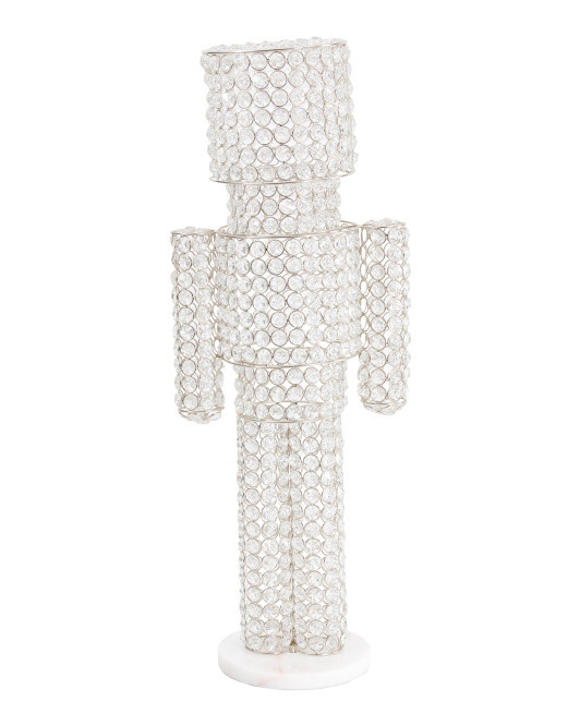 26in Crystal Nutracker On Marble Base | Pillows & Decor | Marshalls | Marshalls