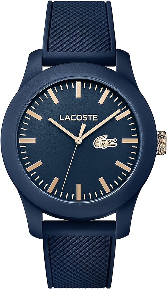 Lacoste Men's 2010817 Lacoste.12.12 Analog Display Japanese Quartz Blue Watch | Amazon (US)