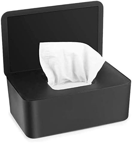 VVEMERK Wipes Dispenser, Dustproof Tissue Storage Box Wet Wipes Dispenser Holder Portable with Lid W | Amazon (US)