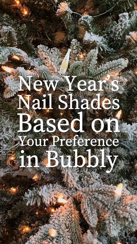 It’s not even Christmas yet, but I wanted to share these nail shades because any of them world be perfect for NYE. I think if you order them now you should get them ahead of NYE!

New Year’s Eve | NYE nails | Mark polish | Essie nail polish | gold nail polish | champagne nail polish | diy nails | short nails


#LTKfindsunder50 #LTKVideo #LTKbeauty