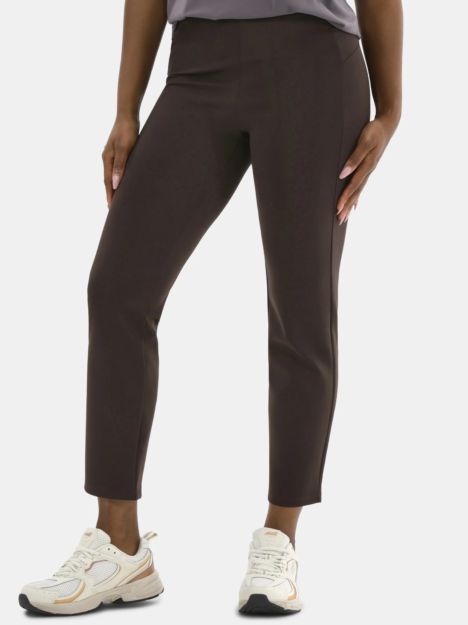 Avia Women's Straight Leg Knit Pants, Sizes XS-XXXL - Walmart.com | Walmart (US)