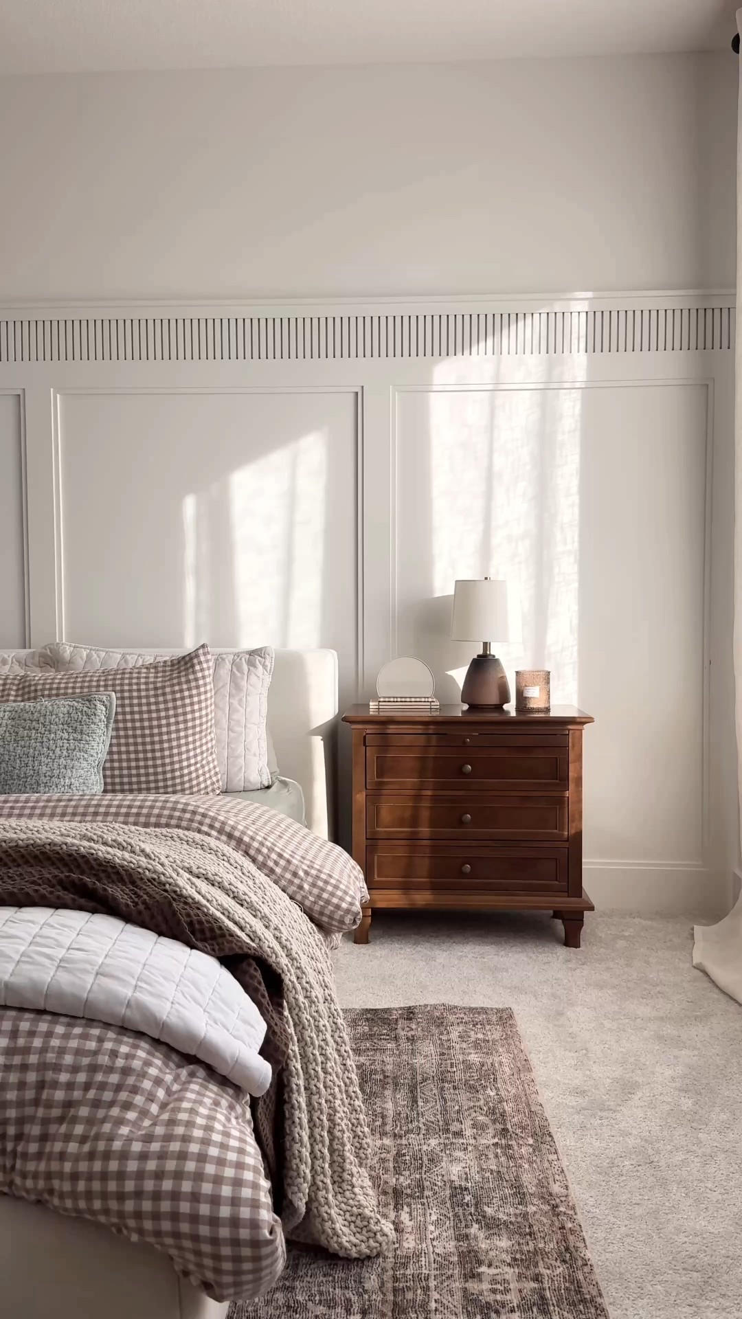 The most stunning dark wooden nightstands! Love the extra drawer space and built in outlets! The drawers also have built in compartments for easy organizing!

Color: walnut

Amazon finds, amazon home, amazon furniture, primary bedroom, bedroom future, bedroom dresser, bedroom finds, home decor

#LTKHome