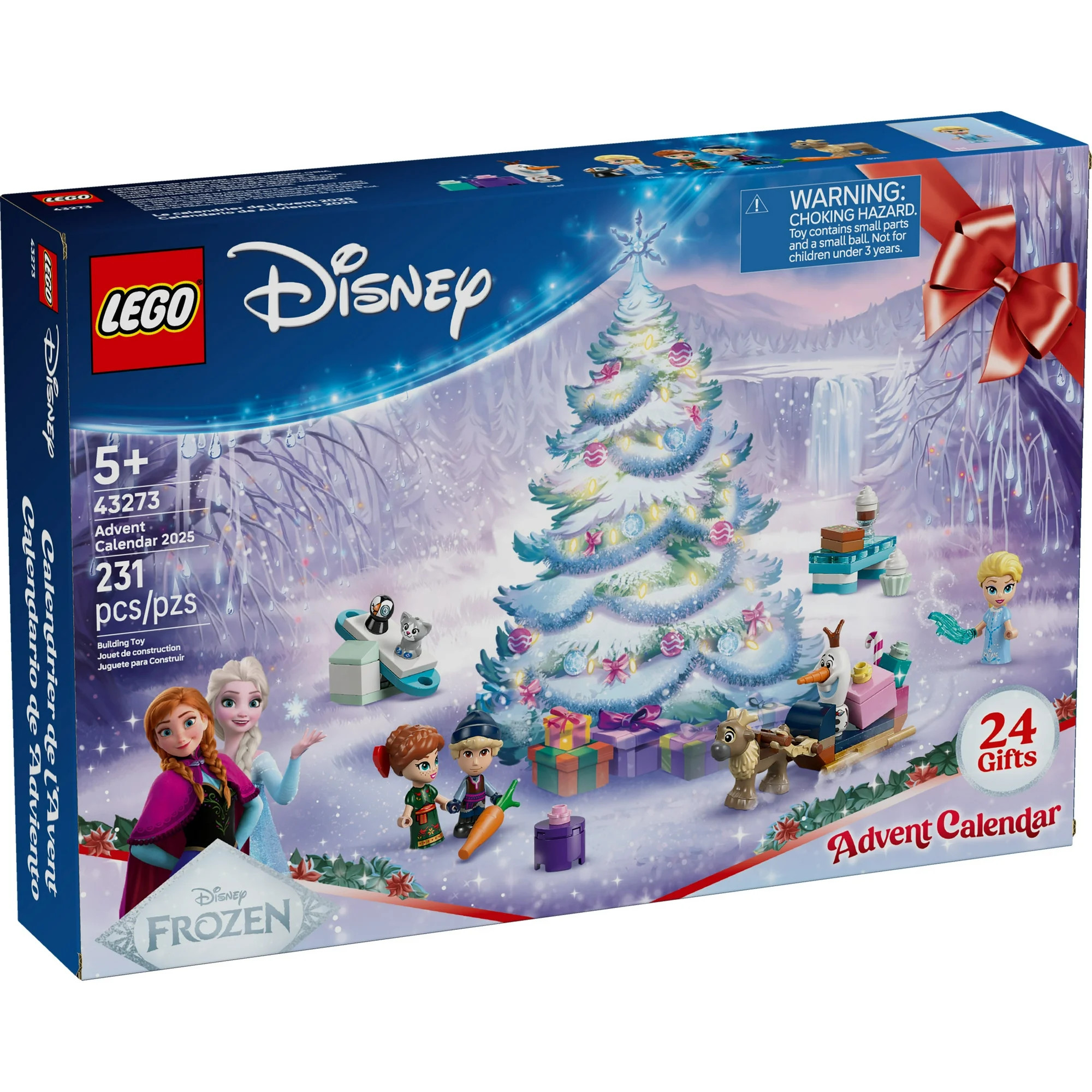 LEGO Disney Frozen Advent Calendar 2025 Kids Toy - Holiday Countdown Playset for Boys & Girls, Ag... | Walmart (US)