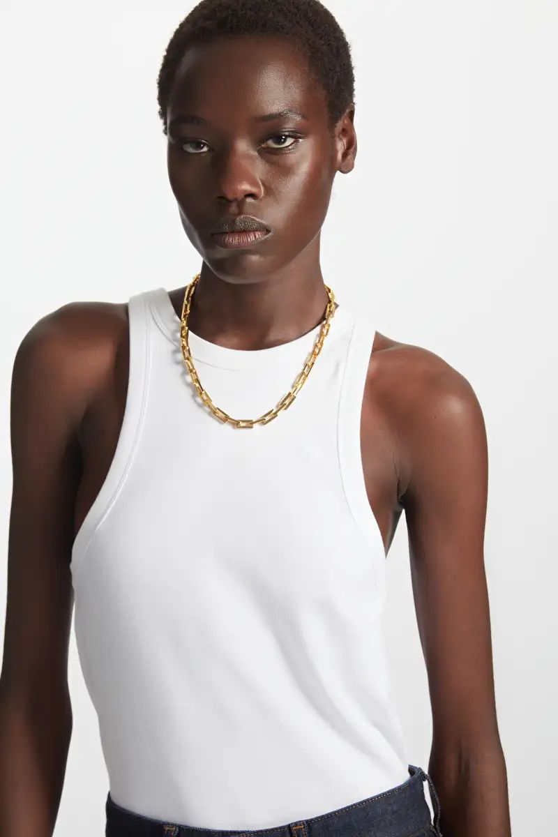 RECTANGLE LINK NECKLACE - Gold - COS | COS UK