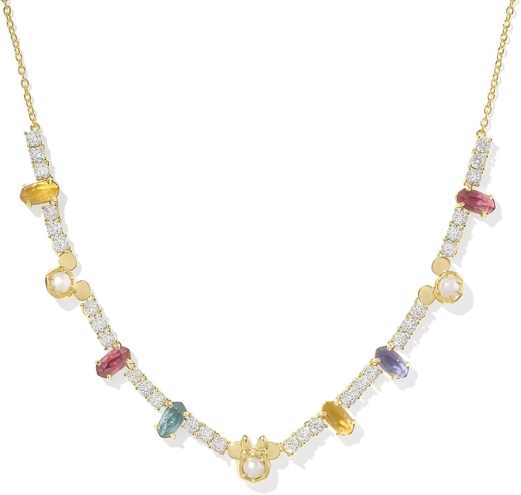 Kendra Scott x Disney Mickey Mouse and Minnie Mouse Tennis Necklace, Fashion Jewelry for Women | Amazon (US)
